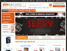 Tablet Screenshot of dvd-filmy.dvdobchod.cz