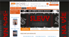 Desktop Screenshot of hudba.dvdobchod.cz