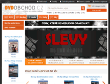 Tablet Screenshot of hudba.dvdobchod.cz